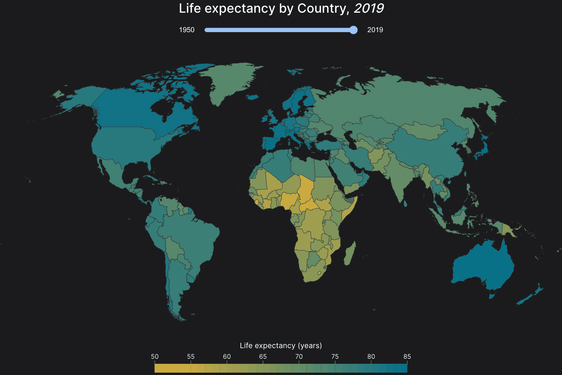 Choropleth World Map with Custom Legend preview